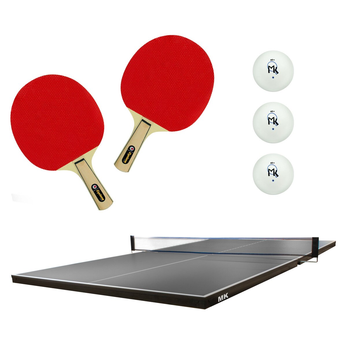 Martin Kilpatrick Pool Table Conversion Top DX - Grey with 2-Player Set